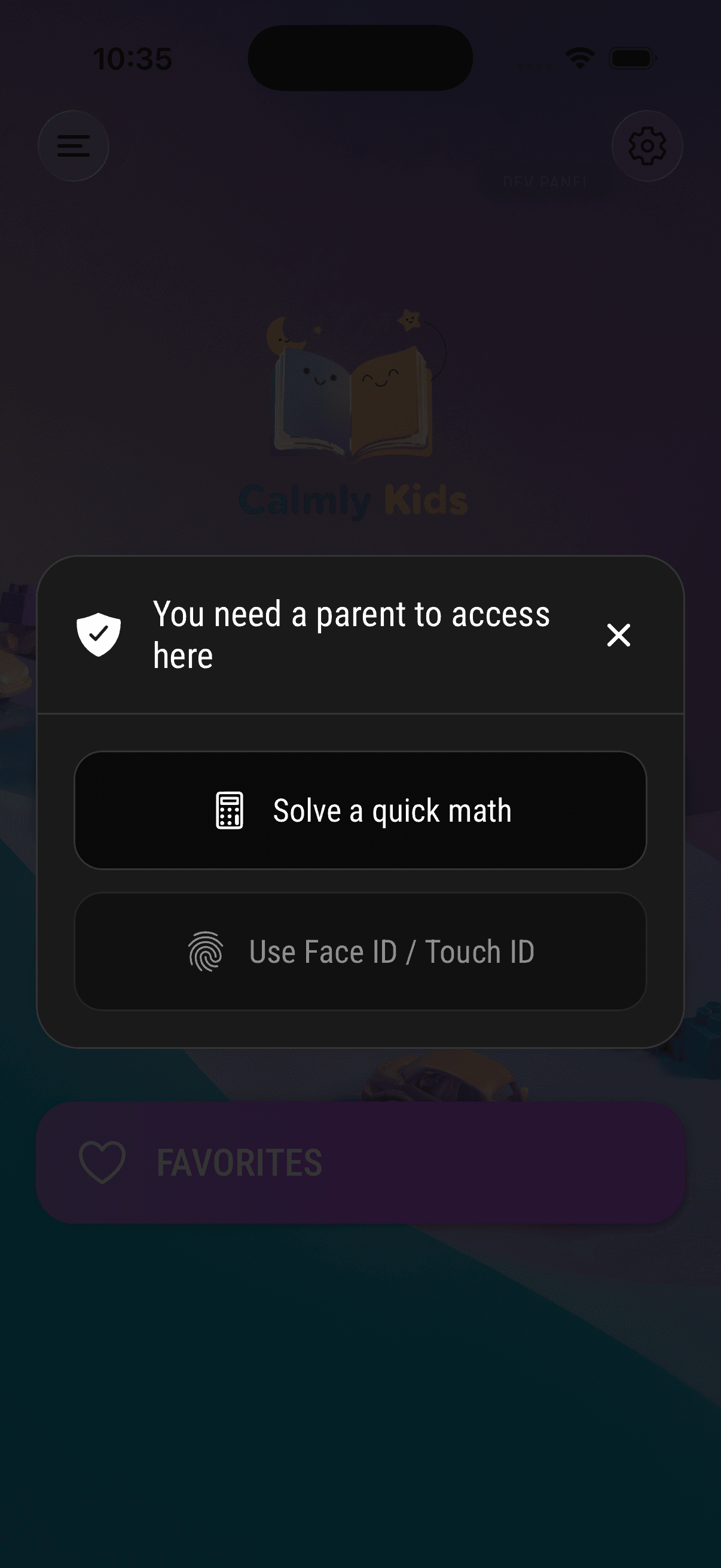 Parental controls and restricted access